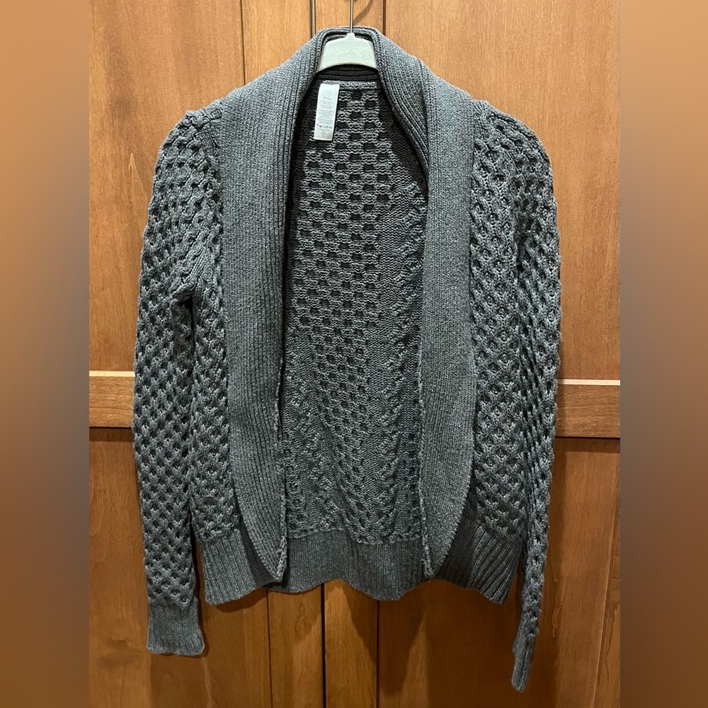 Ivivva Gray Knit Cardigan Sweater